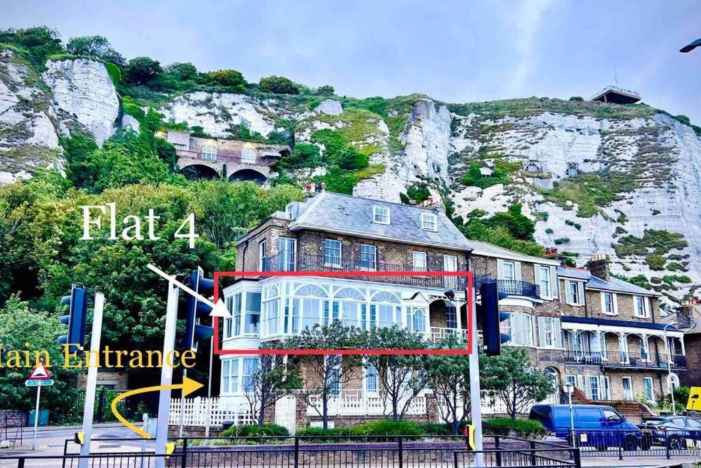 Flat 4 Marine Parade House, 1 East Cliff- Next To Dover Port, White Cliffs, Beach, Castle Экстерьер фото